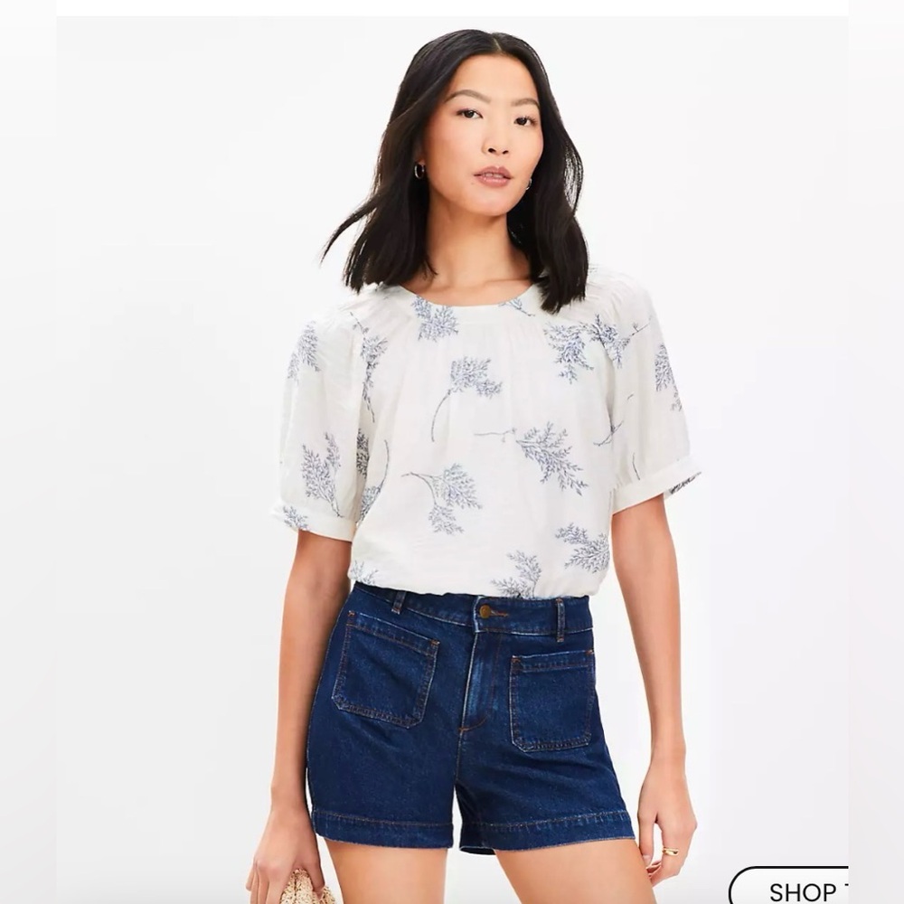 Palmer denim shorts